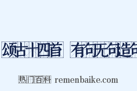 颂古十四首·有句无句造句是什么意思的图片